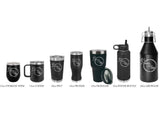Custom Tumblers Personalized Coffee, Water Bottle, Stemless Wine, Growler