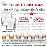 Personalized Engraved Whiskey Glasses