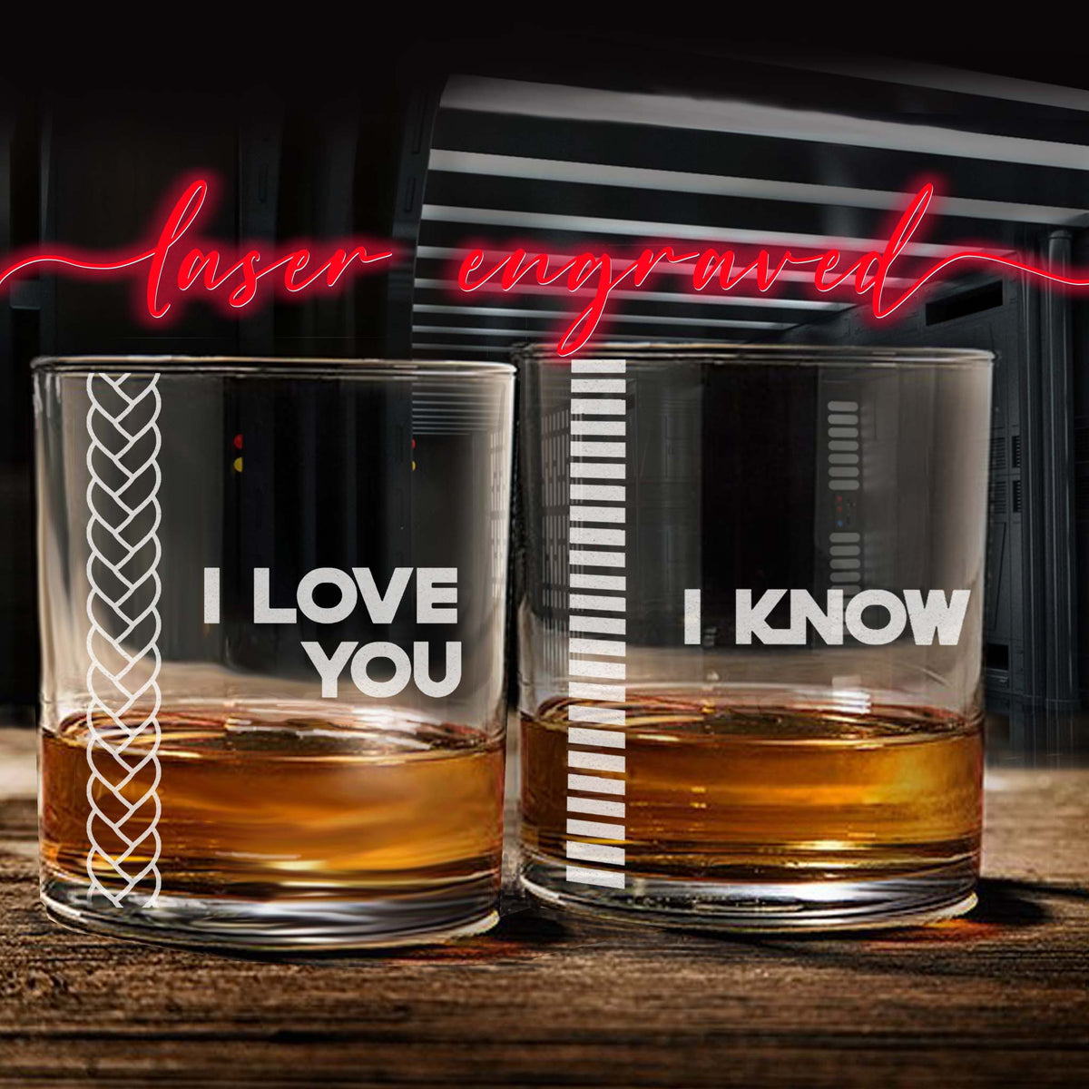 I Love You - I Know Whiskey Glasses – The Cardinal State