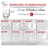German Shepherd Whiskey Glass
