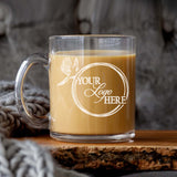 Custom Coffee Mug Glasses, Personalized