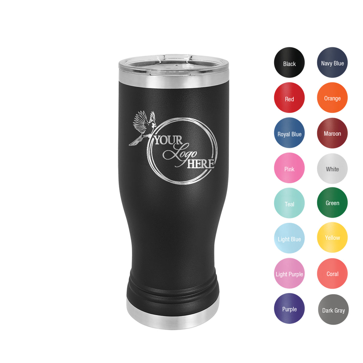 Custom Tumblers Personalized Coffee, Water Bottle, Stemless Wine, Grow   The Cardinal State