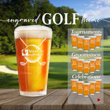 golf pint glass