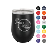 Custom Tumblers Personalized Coffee, Water Bottle, Stemless Wine, Growler