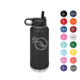 Custom Tumblers Personalized Coffee, Water Bottle, Stemless Wine, Growler