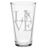 Animal Love K9- Choose any dog breed you love - Pint Glass - The Cardinal State Shop