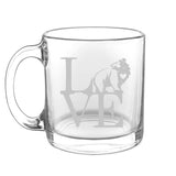 Animal Love Wild- Choose any wild animal you love - Glass Coffee Mug - The Cardinal State Shop