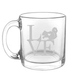 Animal Love Wild- Choose any wild animal you love - Glass Coffee Mug - The Cardinal State Shop