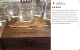 Custom Whiskey Box Gift Set Personalized, Decanter, Glasses