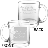 Design Your Own Personalized Coffee Mug Glass Business Card