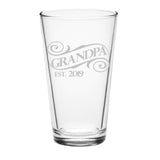 Dad / Step-Dad / Grandpa Est. Whiskey Bourbon Scotch, Pint or Coffee Mug glass - The Cardinal State Shop