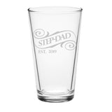Dad / Step-Dad / Grandpa Est. Whiskey Bourbon Scotch, Pint or Coffee Mug glass - The Cardinal State Shop