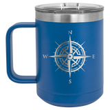 Custom Travel Coffee Mug Personalized 15oz