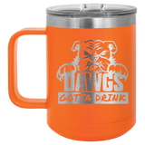 Custom Travel Coffee Mug Personalized 15oz
