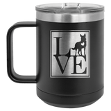 Custom Travel Coffee Mug Personalized 15oz
