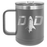 Custom Travel Coffee Mug Personalized 15oz