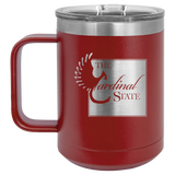 Custom Travel Coffee Mug Personalized 15oz