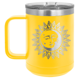Custom Travel Coffee Mug Personalized 15oz