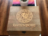 Custom Whiskey Box Gift Set Personalized, Decanter, Glasses