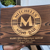 Custom Whiskey Box Gift Set, Glasses, Slate Coasters