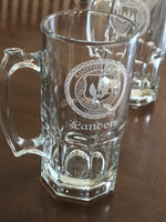 Custom Giant Beer Stein Glasses, Personalized