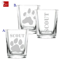 Custom Shot Glasses, Personalized, Round or Square