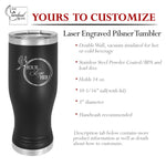 custom pilsner beer tumbler