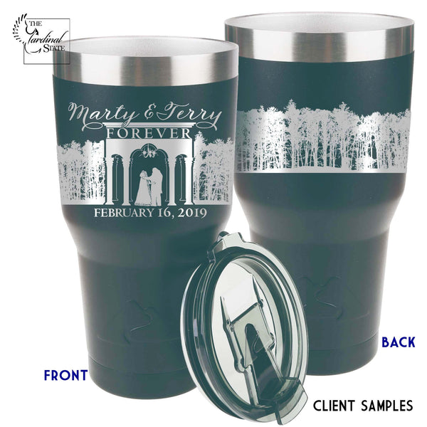 Outdoorsman Personalized Travel Coffee Mug, Design: M4