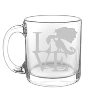 Animal Love Exotic- Choose any exotic animal you love - Glass Coffee Mug - The Cardinal State Shop