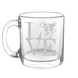 Animal Love Exotic- Choose any exotic animal you love - Glass Coffee Mug - The Cardinal State Shop