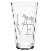 Animal Love Farm - Choose any farm animal you love - Pint Glass - The Cardinal State Shop
