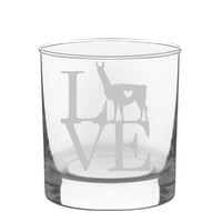 Animal Love Farm - Choose any farm animal you love - Bourbon Whiskey Glass - The Cardinal State Shop