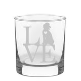 Animal Love K9- Choose any dog breed you love - Bourbon Whiskey Glass - The Cardinal State Shop