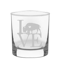 Animal Love Wild- Choose any wild animal you love - Bourbon Whiskey Glass - The Cardinal State Shop