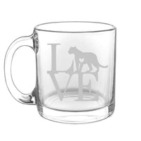 Animal Love Wild- Choose any wild animal you love - Glass Coffee Mug - The Cardinal State Shop