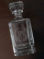 Custom Engraved Whiskey Decanter Personalized
