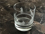 German Shepherd whiskey glass