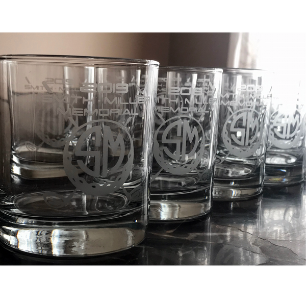 Limited Edition Golf Glass Lined Whiskey Glass