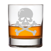 Skull & Crossbones Whiskey, Pint, Beer Stein Glasses