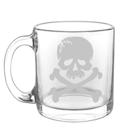 Pick Your Poison Skull & Crossbones Whiskey, Pint, Beer Stein, Coffee Mug Glasses