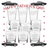 Dad / Step-Dad / Grandpa Est. Whiskey Bourbon Scotch, Pint or Coffee Mug glass - The Cardinal State Shop