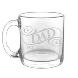 Dad / Step-Dad / Grandpa Est. Whiskey Bourbon Scotch, Pint or Coffee Mug glass - The Cardinal State Shop