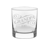 Dad / Step-Dad / Grandpa Est. Whiskey Bourbon Scotch, Pint or Coffee Mug glass - The Cardinal State Shop