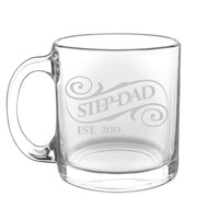 Dad / Step-Dad / Grandpa Est. Whiskey Bourbon Scotch, Pint or Coffee Mug glass - The Cardinal State Shop
