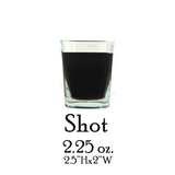 Custom shot glass