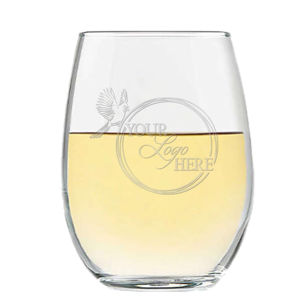 Custom Engraved 11 oz. Stainless Steel Gia Wine Glass