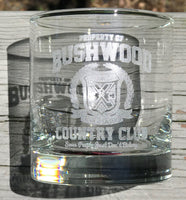 Golf Whiskey Glass Custom Personalized